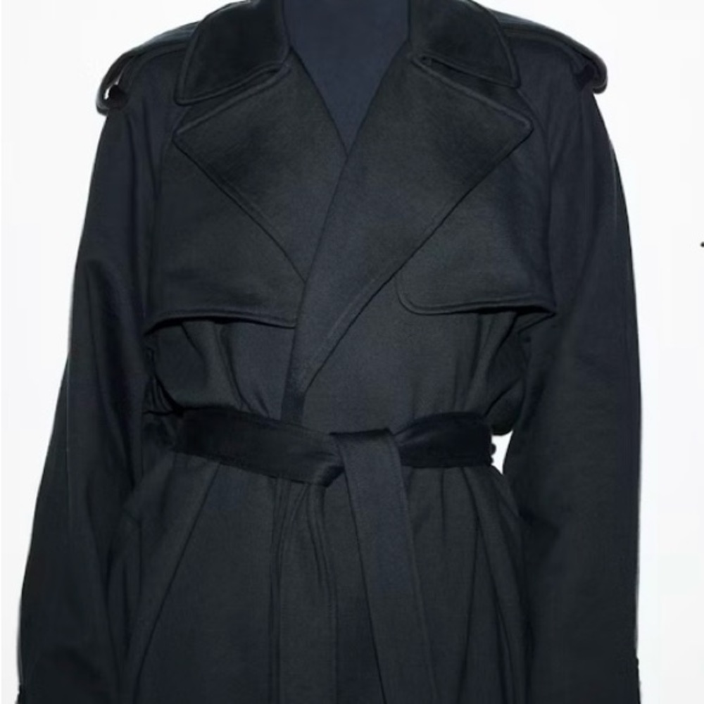 SKIMS Boyfriend Fleece Oversized Trench Coat